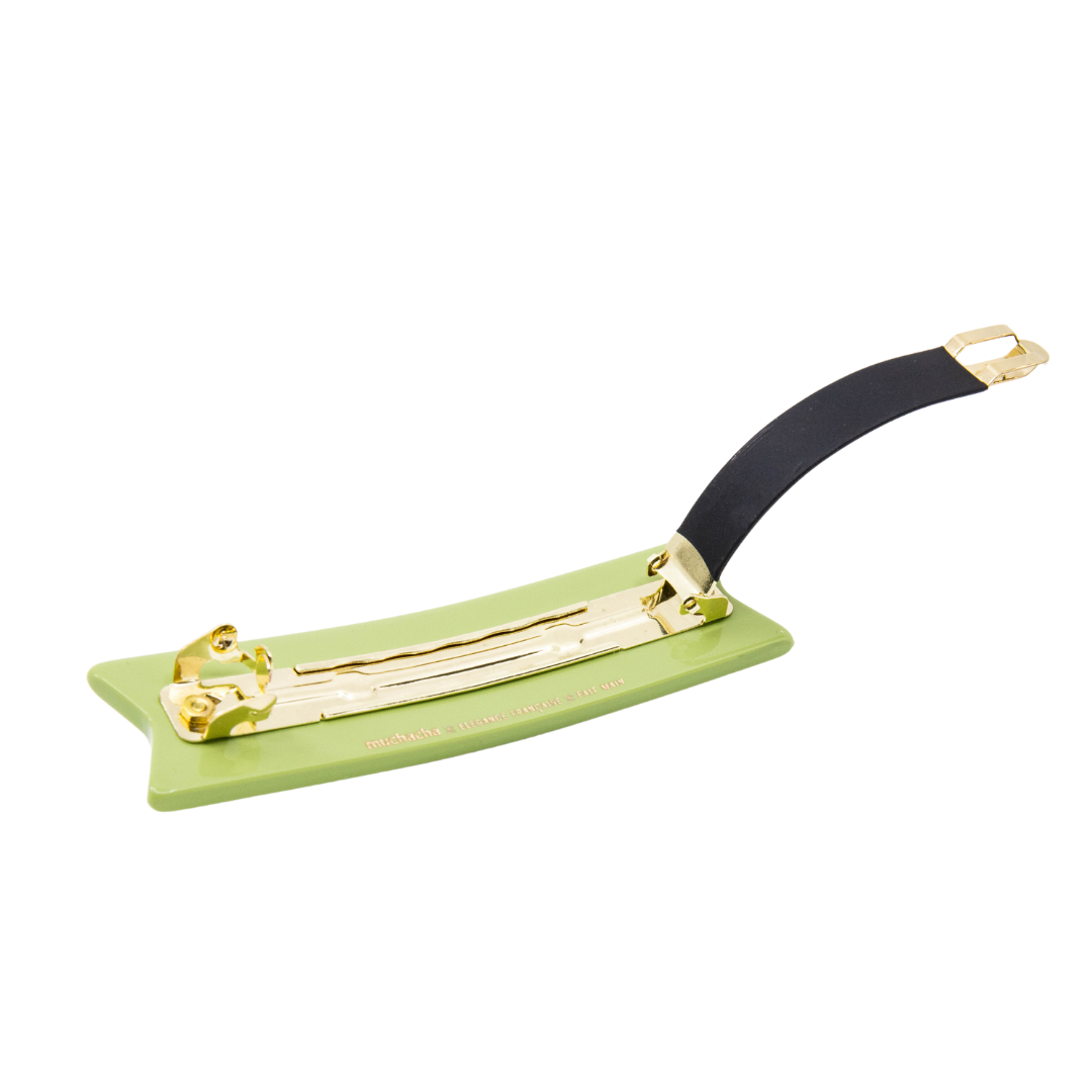 Barrette à clip Chiara - verte