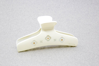 OLLY XL - PINCE CRABE FLEUR JAUNE OR