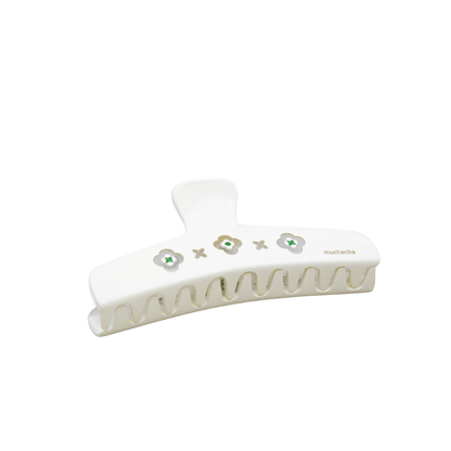 OLLY XL - PINCE CRABE FLEUR VERT ÉCLAT VÉGÉTAL