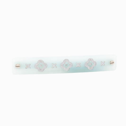 Barrette à clip Slim – Bleu ciel