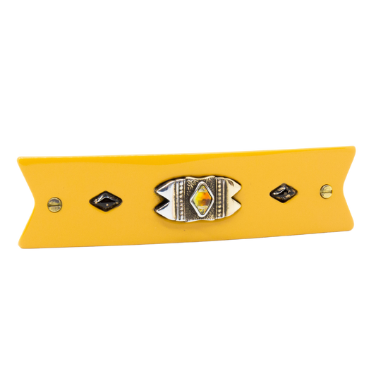 Barrette à clip Chiara - Jaune