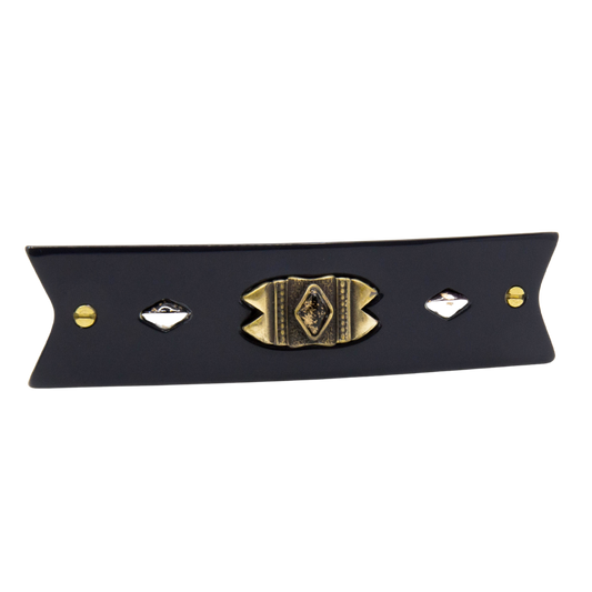 Barrette à clip Chiara - Noir